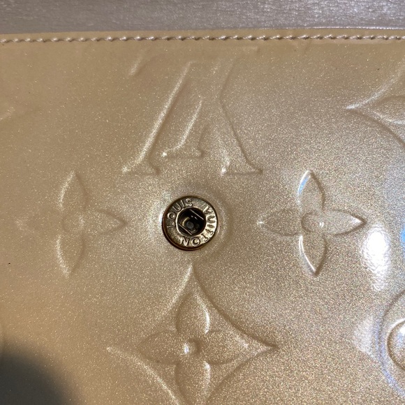 LV VERNIS TAN SHORT WALLET TH0082 - Picture 3 of 8